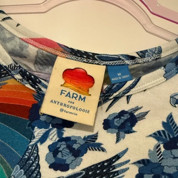 Farm Rio x Anthropologie Aves Graphic Tee - Size M - Picture 4 of 4